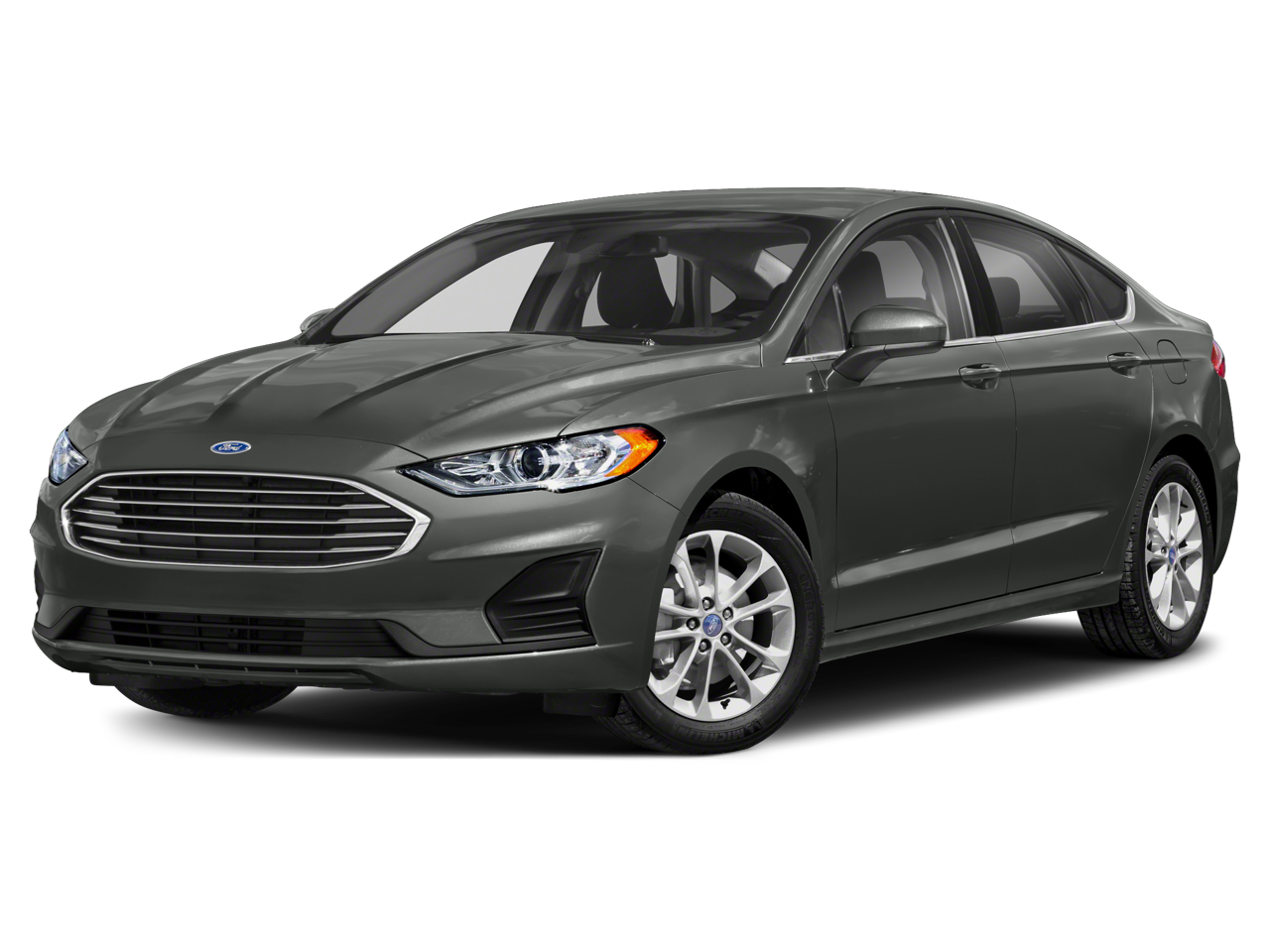 2020 Ford Fusion SE in Magnetic — front three-quarter view