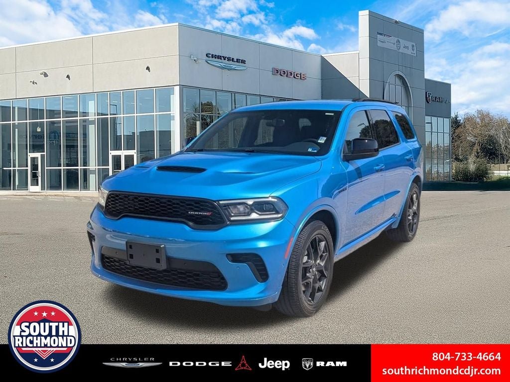 2026 Dodge Durango DURANGO GT AWD HEMI V8 in B5 Blue Exterior Paint — front three-quarter view