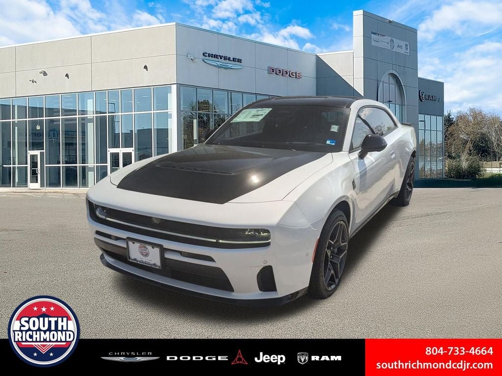 2026 Dodge Charger CHARGER SCAT PACK PLUS 2-DOOR AWD in White Knuckle Exterior Paint — front three-quarter view