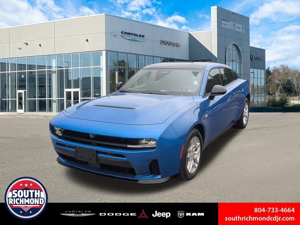 2026 Dodge Charger CHARGER R/T 4-DOOR AWD in Bludicrous Exterior Paint — front three-quarter view