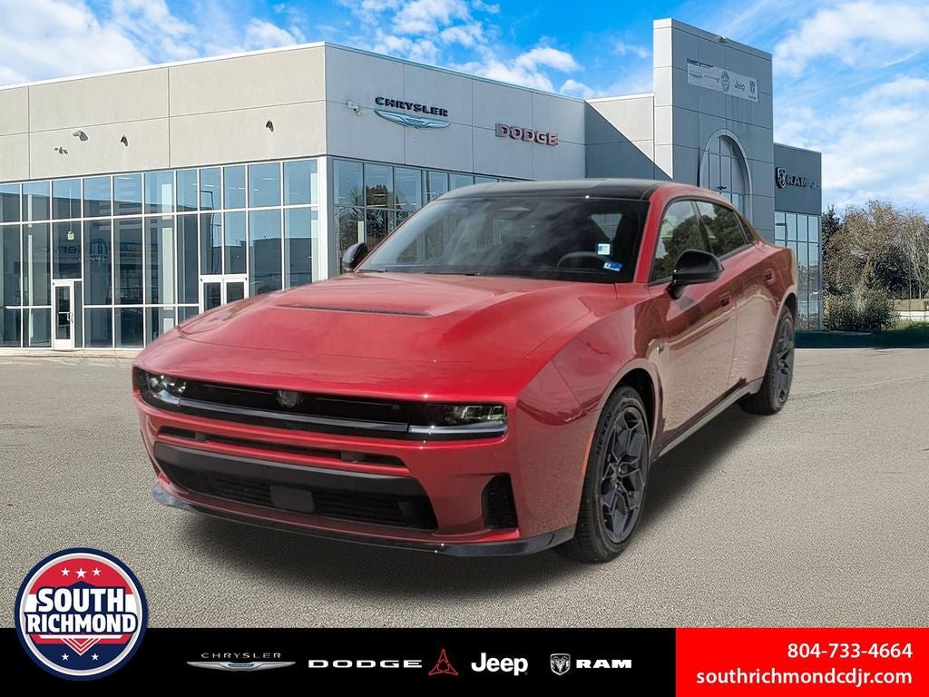2026 Dodge Charger CHARGER R/T 4-DOOR AWD in Redeye Exterior Paint — front three-quarter view