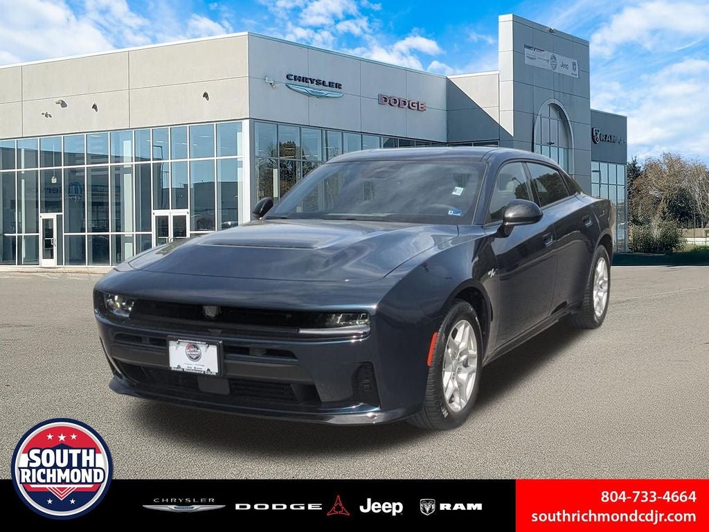 2026 Dodge Charger CHARGER R/T 4-DOOR AWD in After Dark Exterior Paint — front three-quarter view