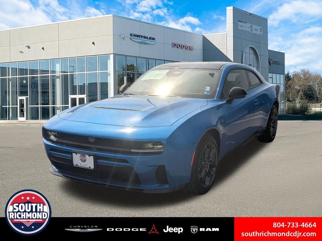 2026 Dodge Charger CHARGER R/T 2-DOOR AWD in Bludicrous Exterior Paint — front three-quarter view