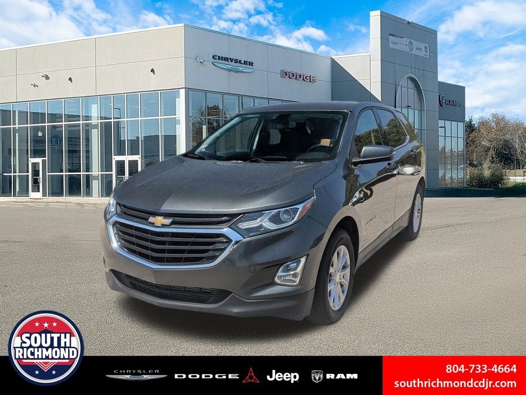 2019 Chevrolet Equinox LT in Nightfall Gray Metallic — front three-quarter view