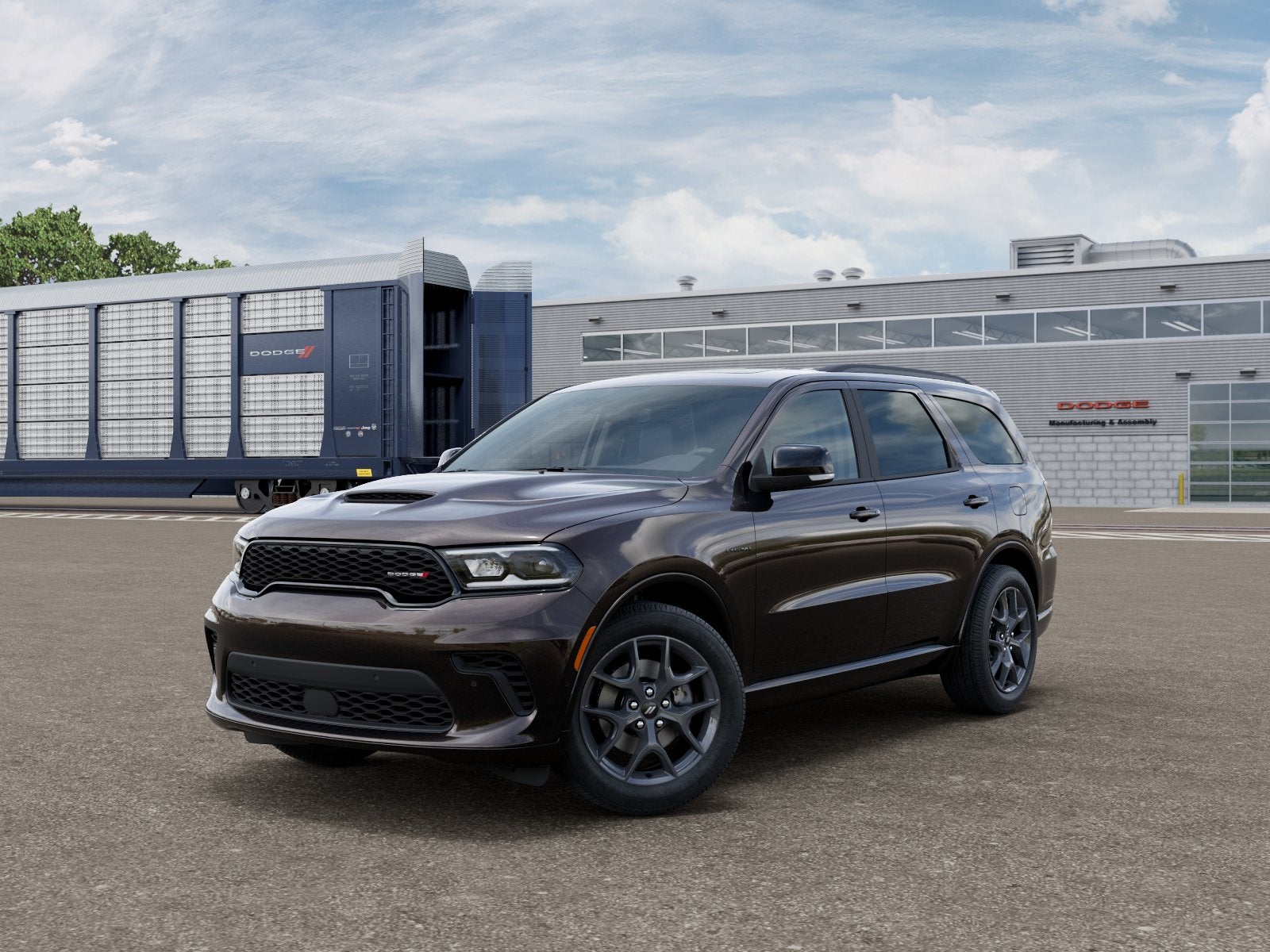 2026 Dodge Durango DURANGO GT PLUS AWD HEMI V8 in Red Oxide Exterior Paint — front three-quarter view
